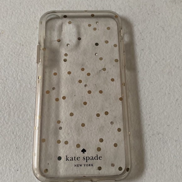 NEW Glass+ Screen Protector for iPhone X/Xs and a Gently Used Kate Spade X case - Picture 2 of 7